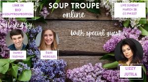 Lizzy Jutila Stops By SOUP TROUPE ONLINE  Image