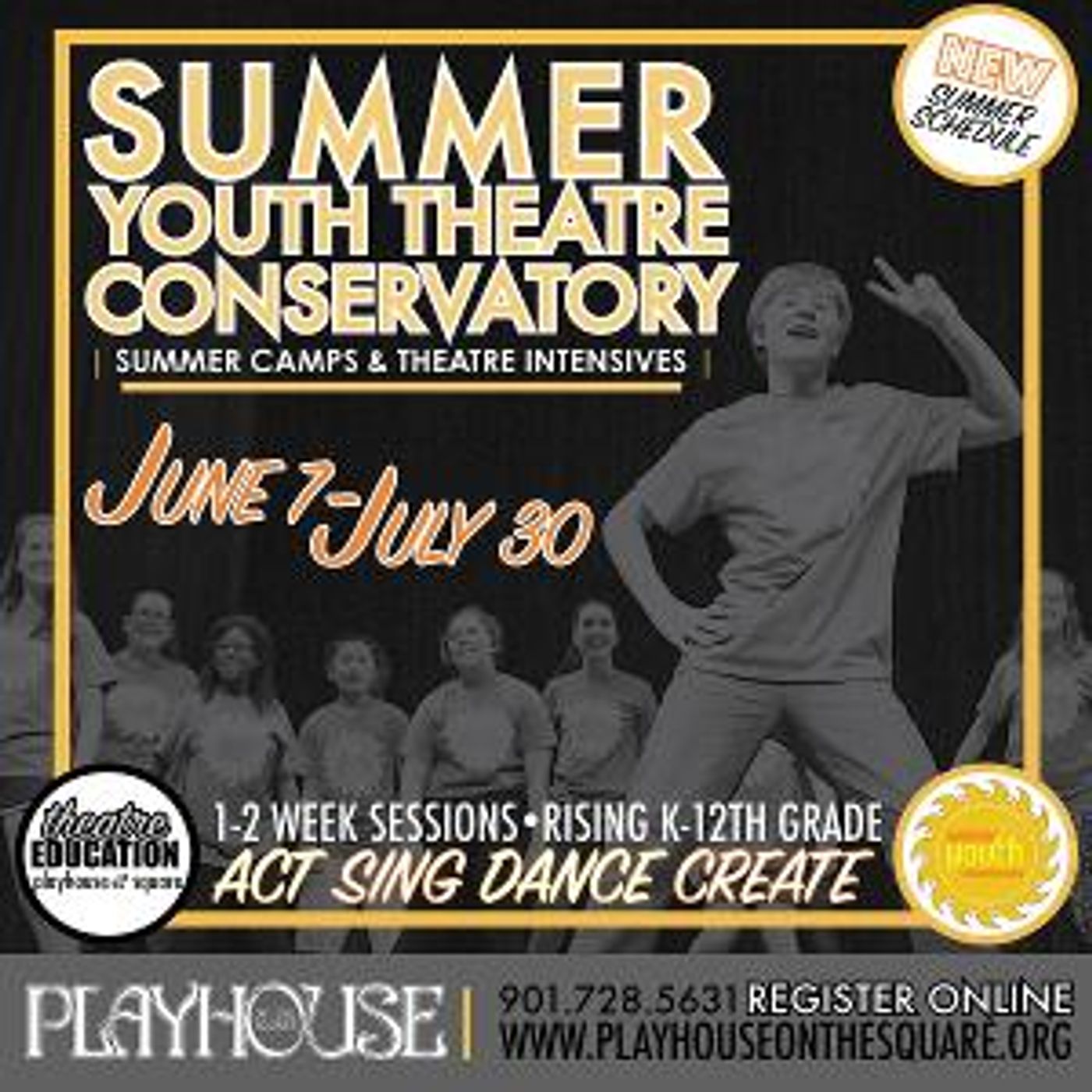 Summer Youth Theatre Conservatory Returns In-Person At Playhouse On The Square  Image