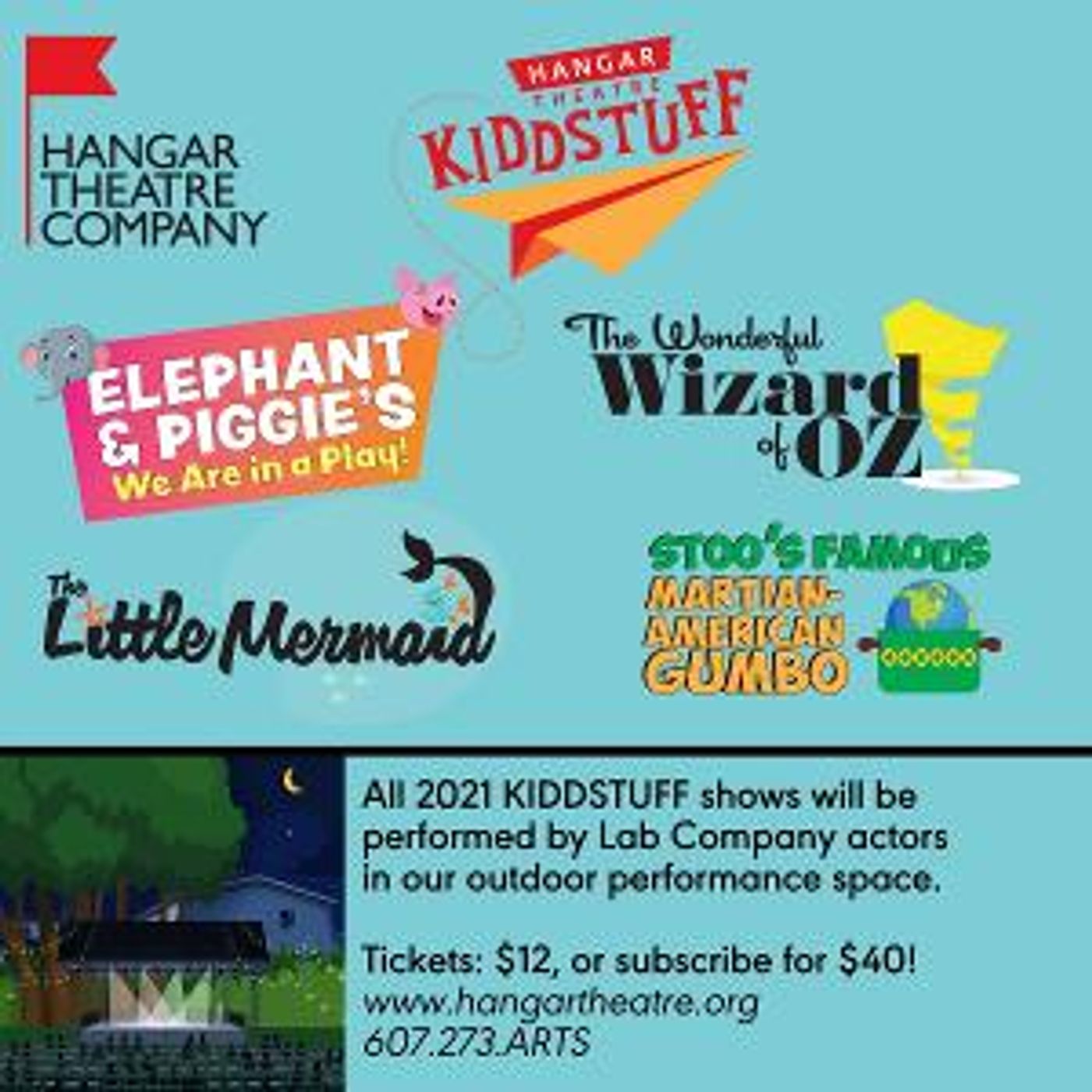 The Hangar Theatre Company Presents Outdoor KIDDSTUFF Shows For Young Audiences This Summer  Image