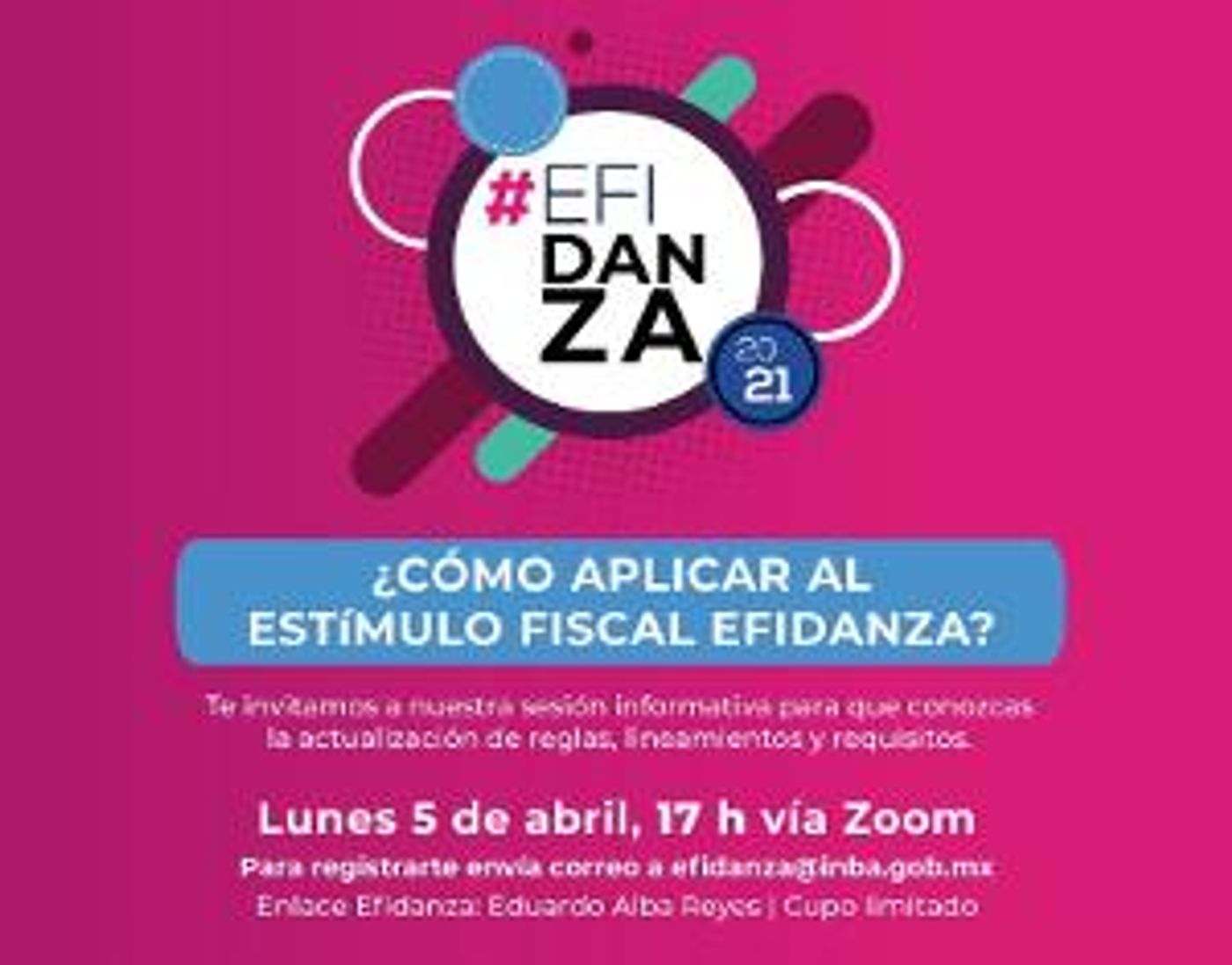 El INBAL Brinda Asesorías Y Talleres Informativos Para Participar En Efidanza  Image