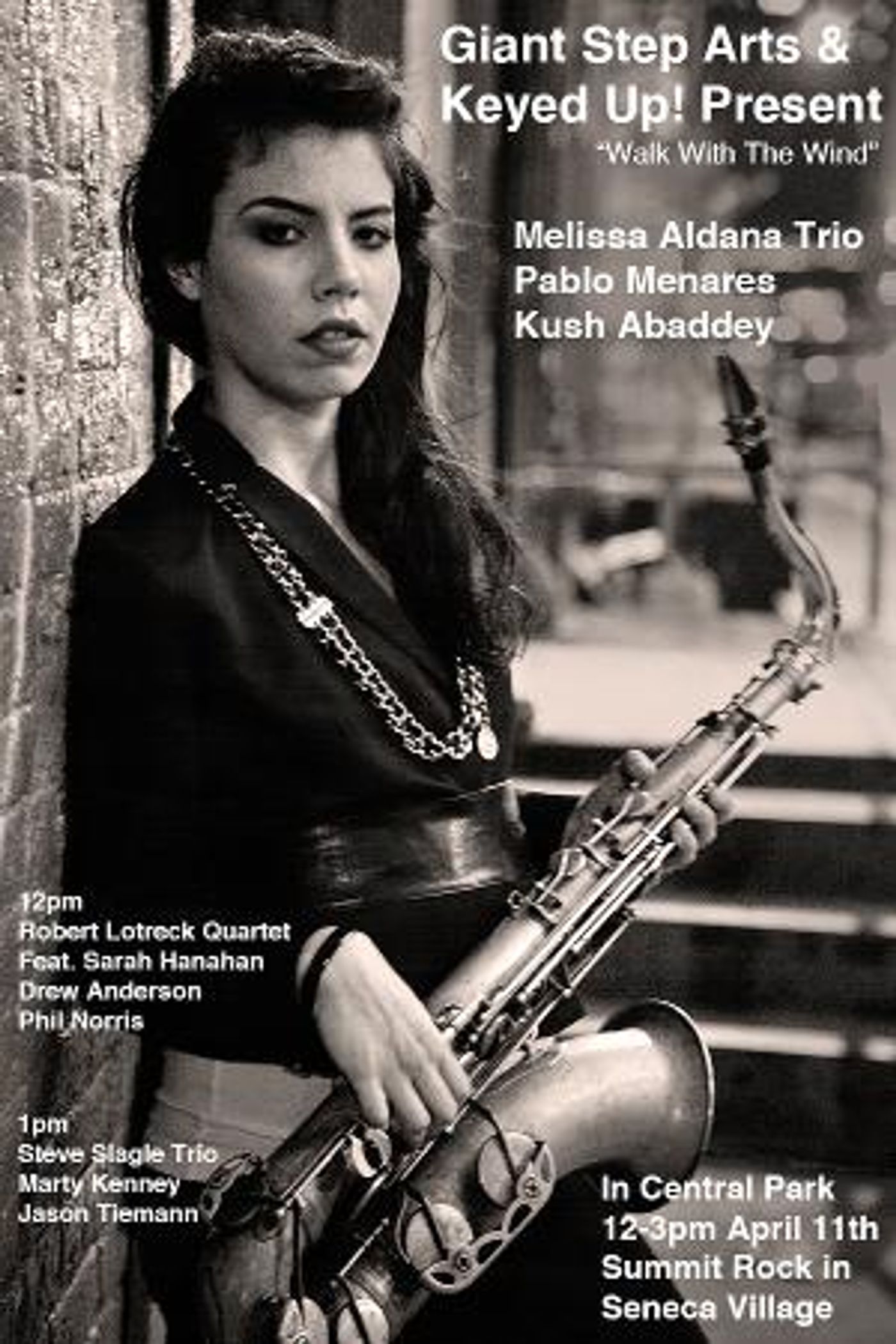 William Parker & Melissa Aldana Trios Perform In Central Park As Part Of WALK WITH THE WIND  Image