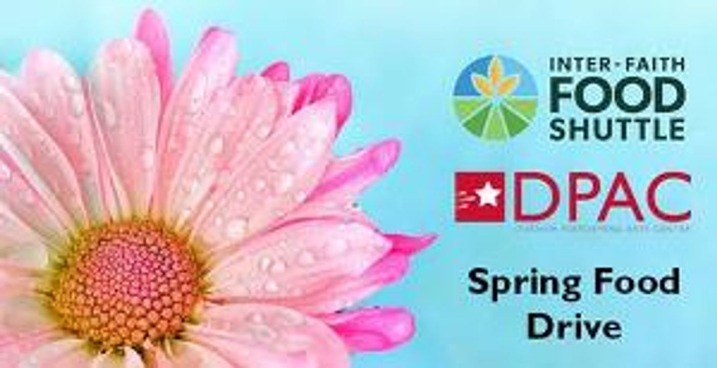 DPAC Announces Date For Spring Virtual Food Drive  Image