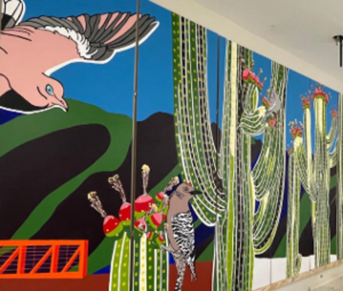 Buckeye Artist Mary Shindell Commissioned For Indoor Mural At New Fry's In Buckeye  Image