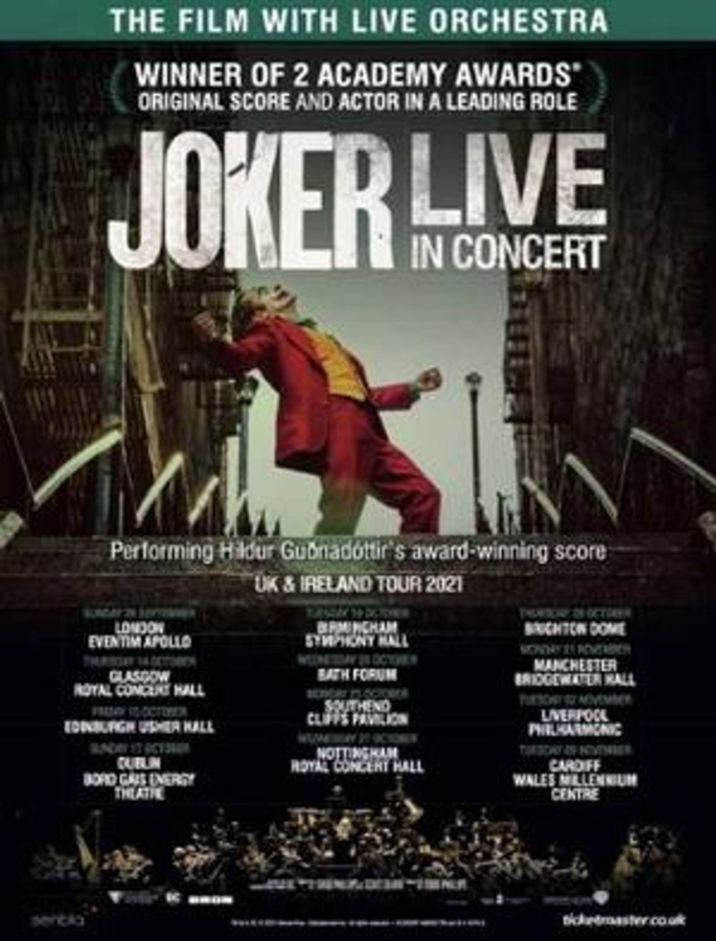 JOKER - LIVE IN CONCERT Embarks on UK and Ireland Tour From 26 September  Image