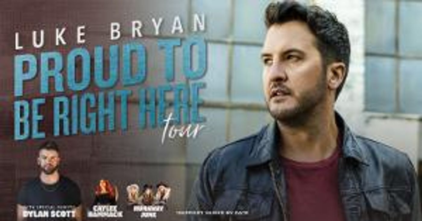 2021 ACM Entertainer Of The Year Luke Bryan Announces 'Proud To Be Right Here' Tour  Image