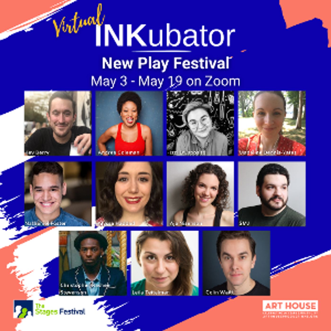Art House Productions' Virtual INKubator New Play Festival Kicks Off Tonight  Image