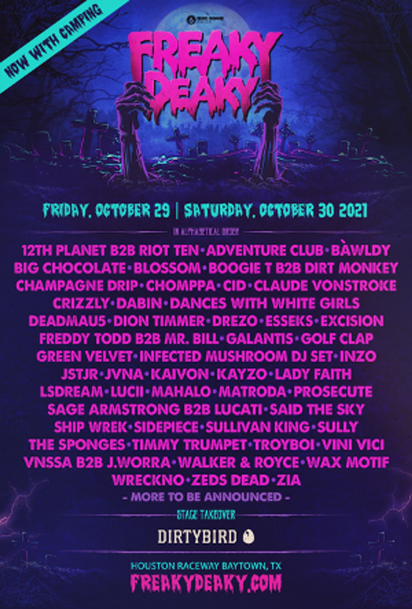 FREAKY DEAKY Lineup to Include Deadmau5, Excision, J. Worra, Adventure Club, Zeds Dead  Image
