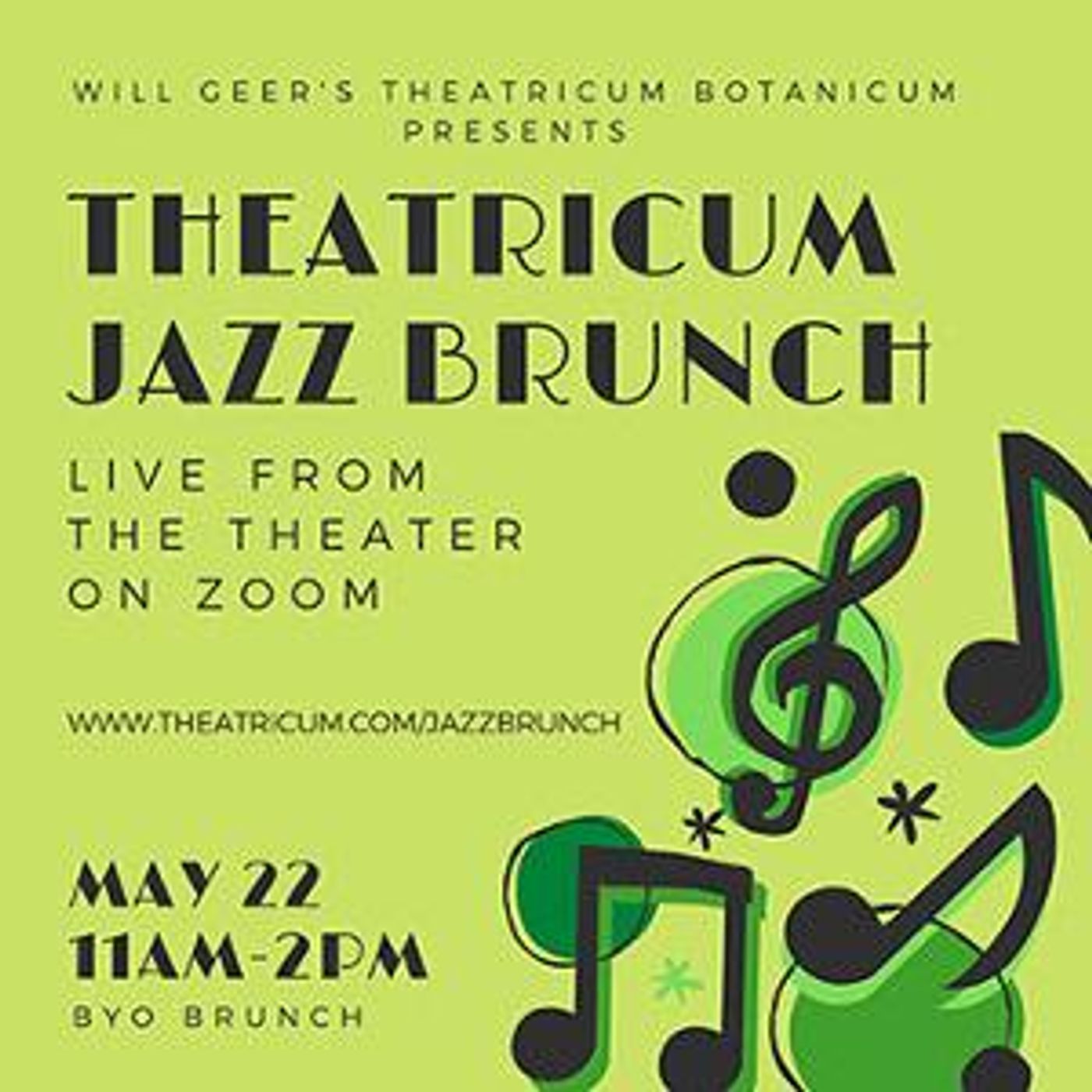 Enjoy Jazz Live From Theatricum In The Comfort Of Your Home with BYOBrunch  Image