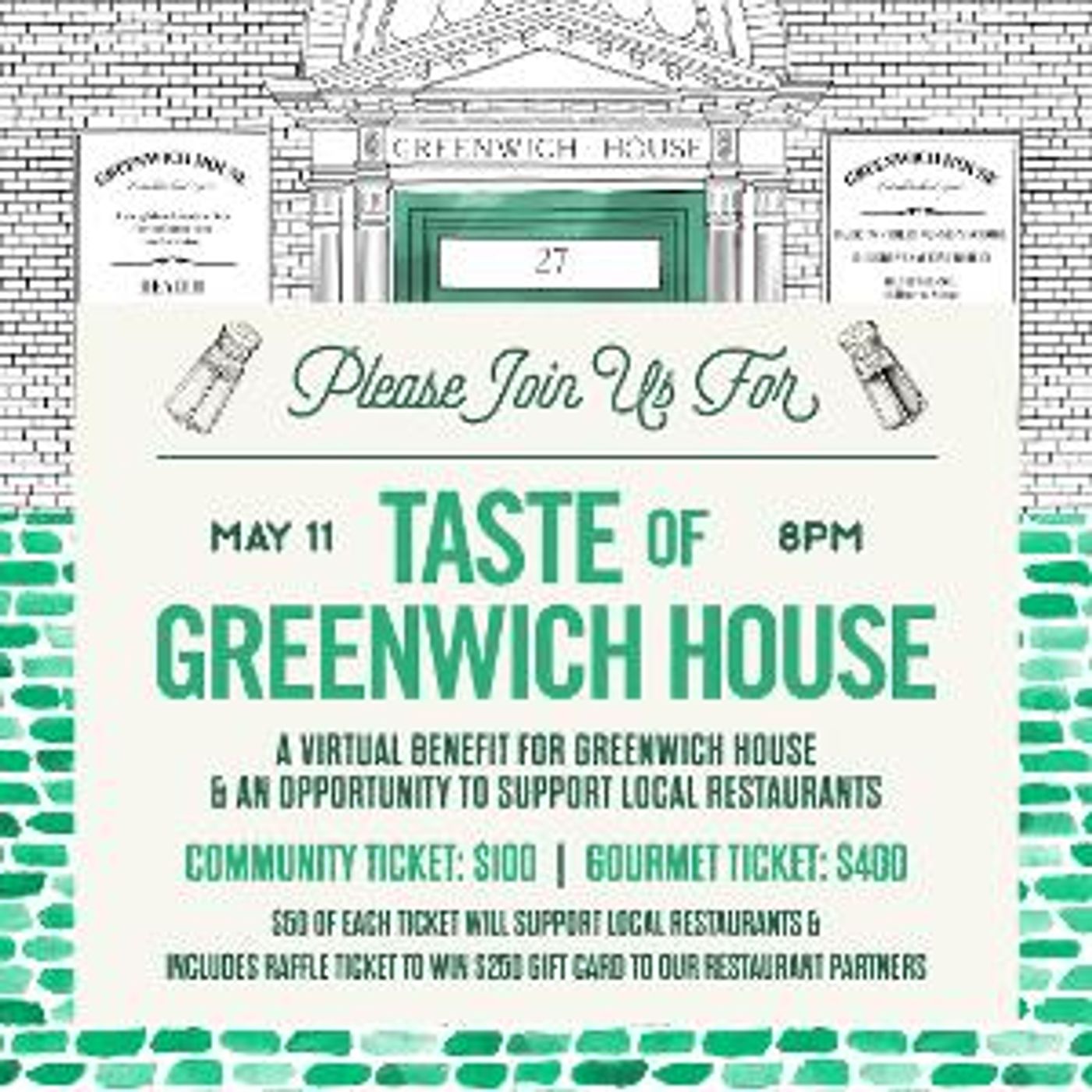 Greenwich House To Host Virtual 'Taste Of Greenwich House'  Image