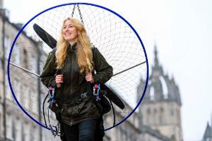 Sacha Dench Visits Edinburgh Ahead Of Her Appearance at Edinburgh Science Festival Image