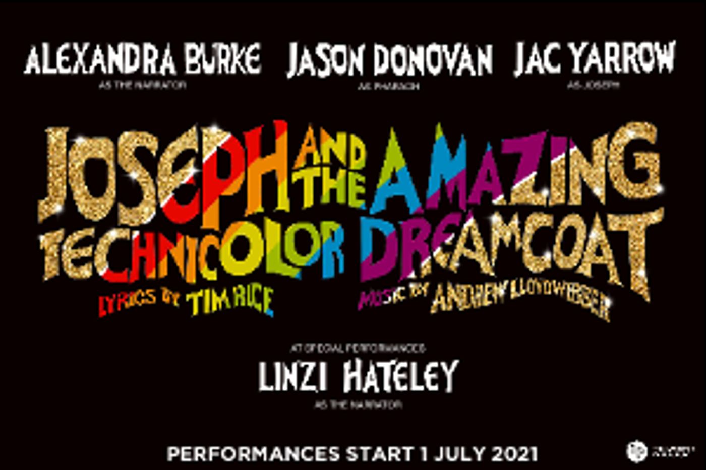 Full Cast Announced For JOSEPH AND THE AMAZING TECHNICOLOR DREAMCOAT, at the London Palladium This Summer  Image
