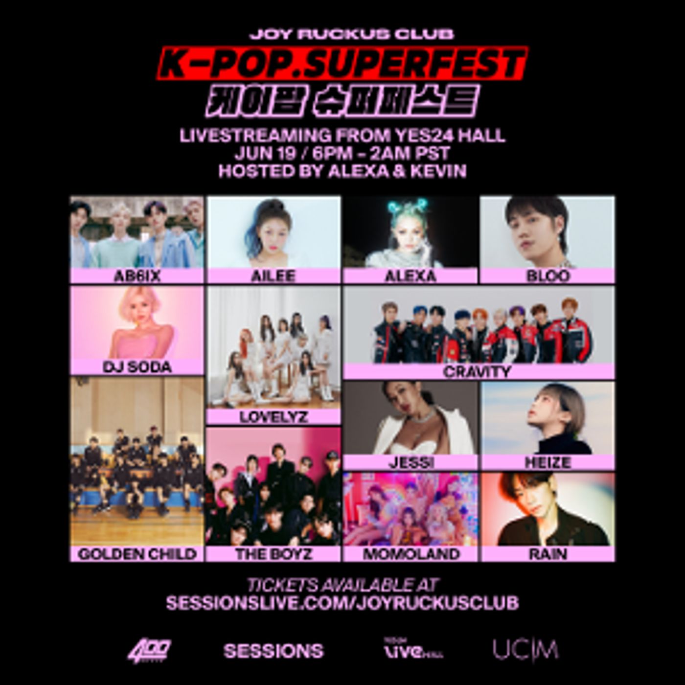 K-Pop SuperFest Will Be Performed at Sessions With Joy Ruckus Club Next Weekend  Image