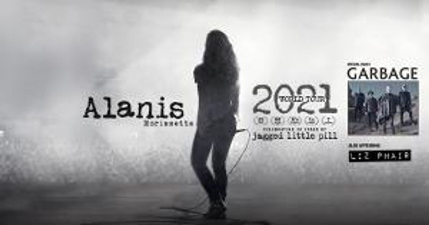 Alanis Morissette to Celebrate 25 Years Of JAGGED LITTLE PILL with 2021-2022 World Tour  Image