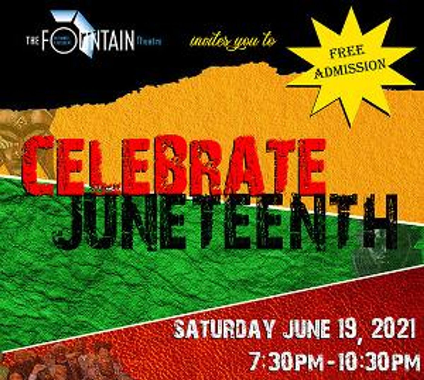 Fountain Theatre Honors Juneteenth With Free Celebration And Other Events  Image