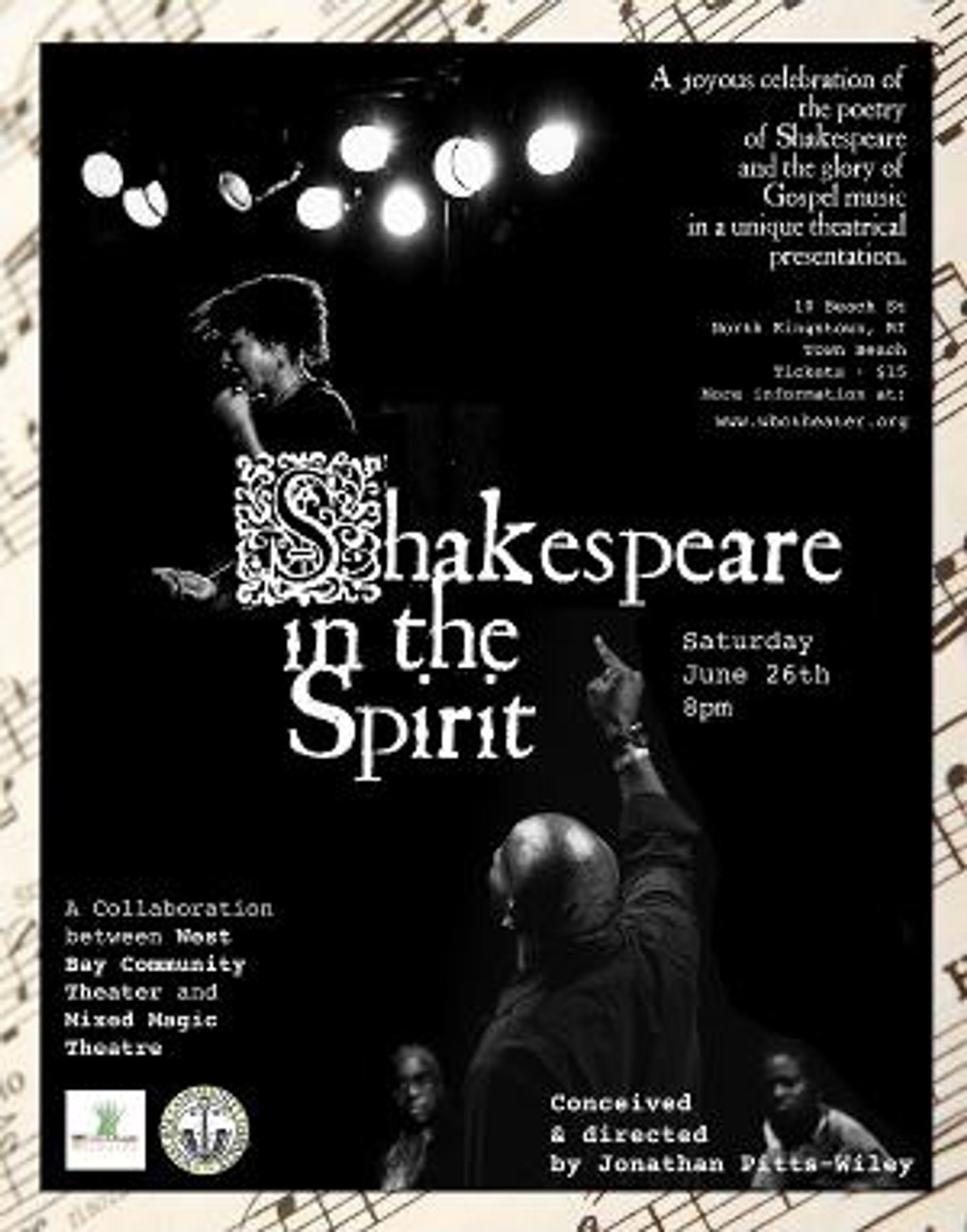 West Bay Community Theater, and Mixed Magic Theatre Present SHAKESPEARE IN THE SPIRIT  Image