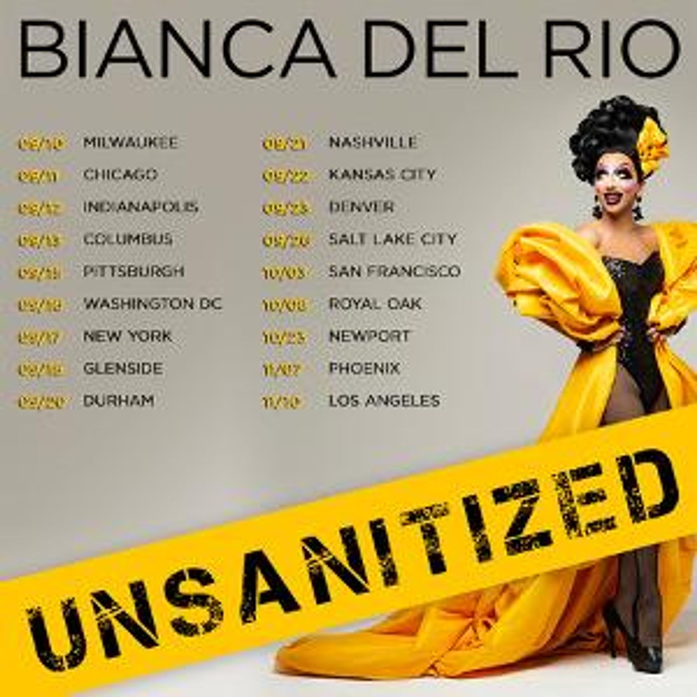 Bianca Del Rio Adds More Shows To UNSANITIZED Comedy Tour This Fall  Image