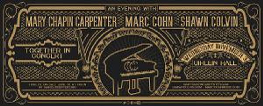 Mary Chapin Carpenter, Marc Cohn and Shawn Clovin Announce TOGETHER IN CONCERT Tour Image