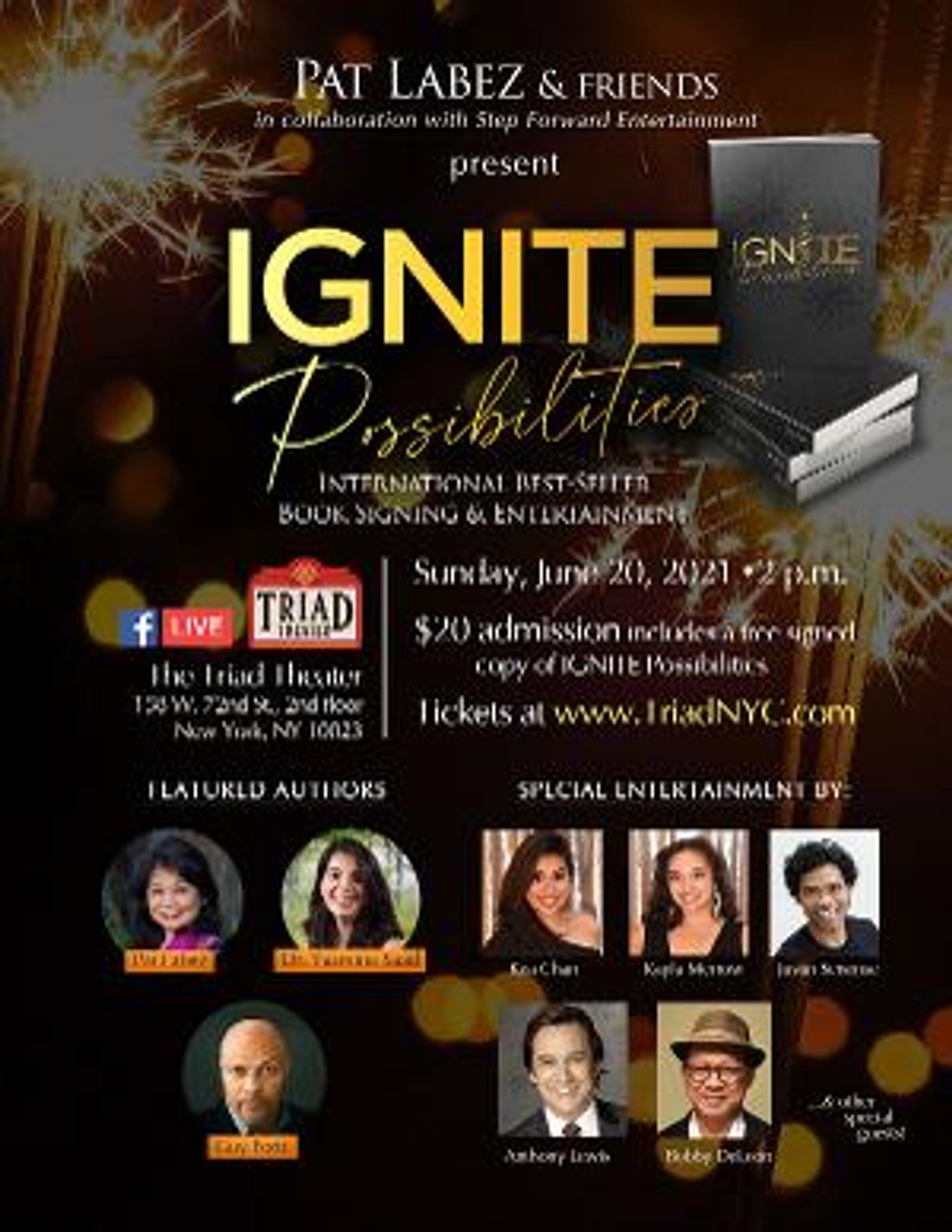 IGNITE POSSIBILITIES Authors Celebrate New York City Re-Opening at The Triad  Image