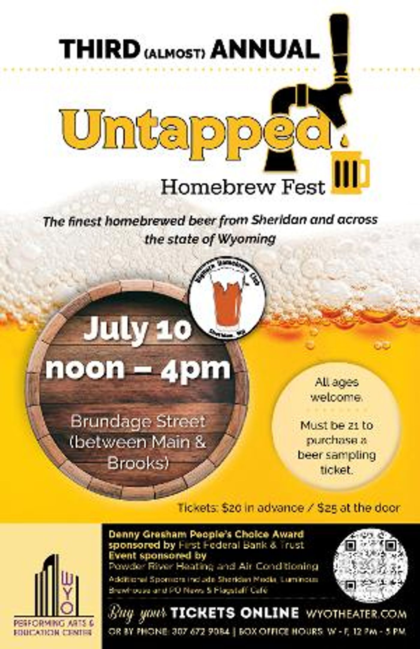 Untapped Homebrew Fest Comes to WYO Theater  Image