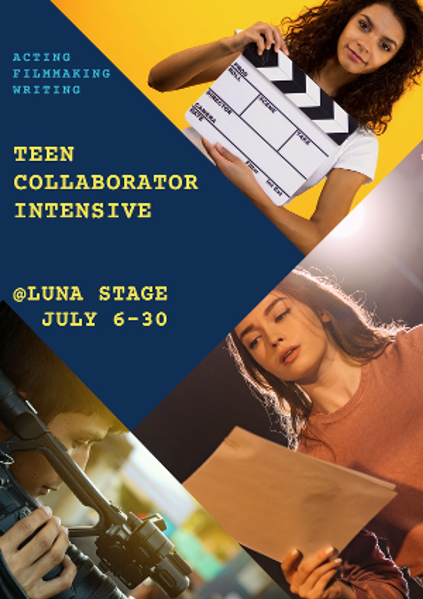 Luna Stage Receives $28K From Orange Orphan Society For Pay-What-You-Wish Summer Camps, Green Screen Studio  Image