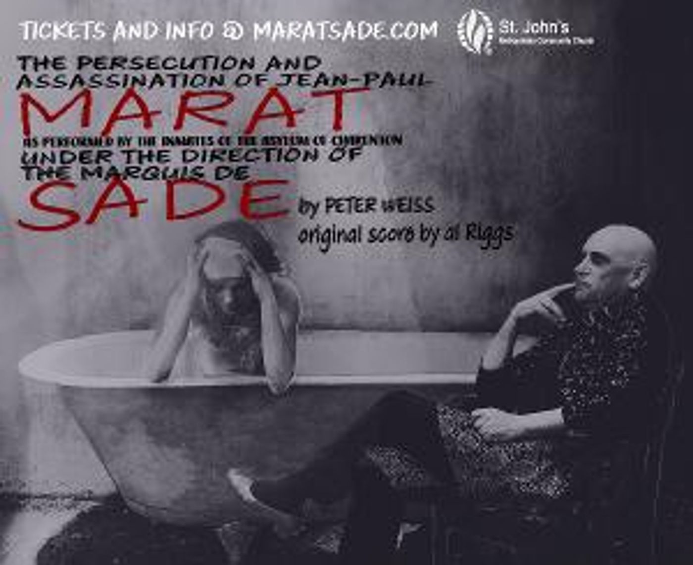 MARAT/SADE to Open at St. John's Metropolitan Community Church in July  Image