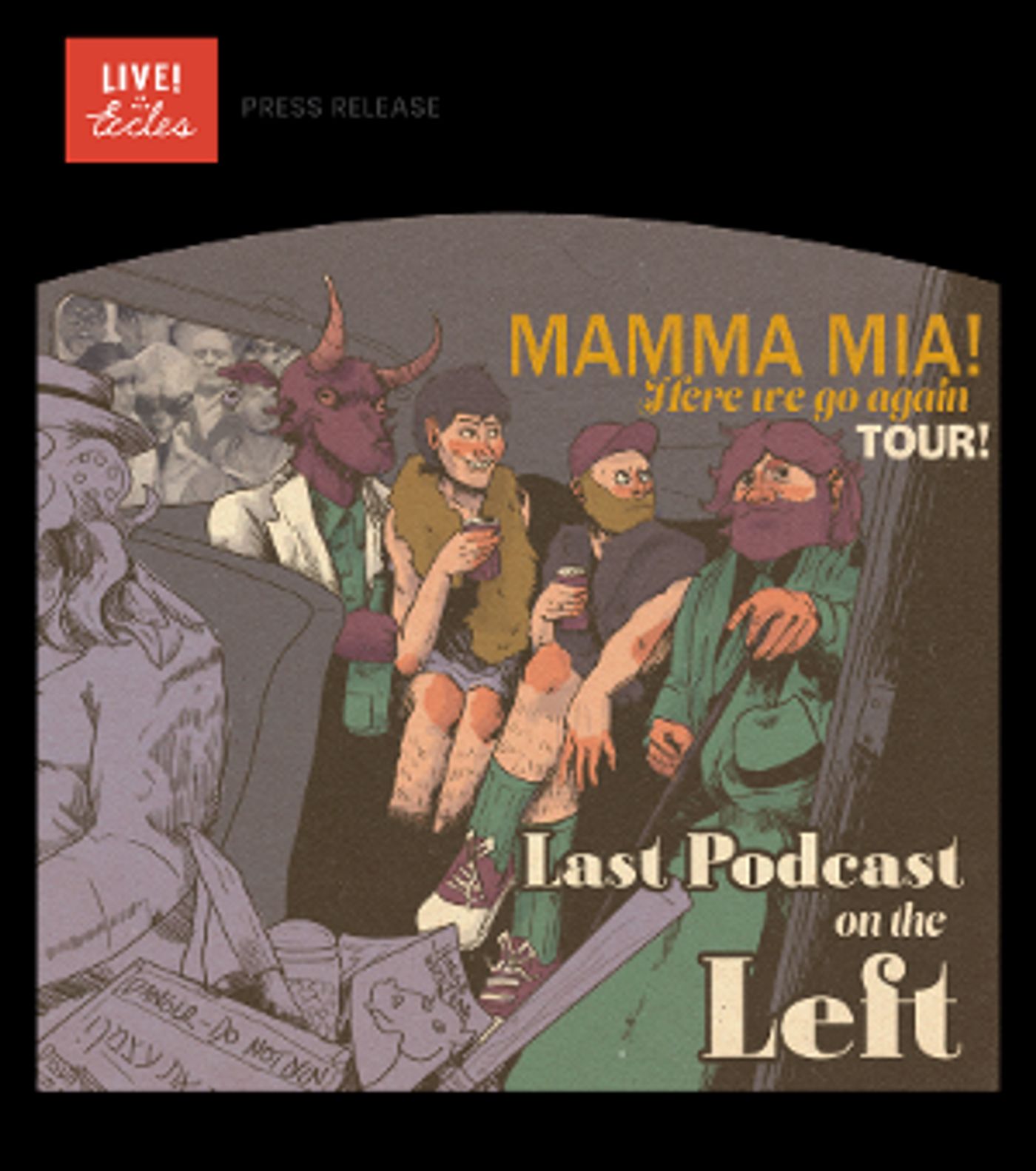 Eccles Center to Welcome LAST PODCAST ON THE LEFT Live Show  Image