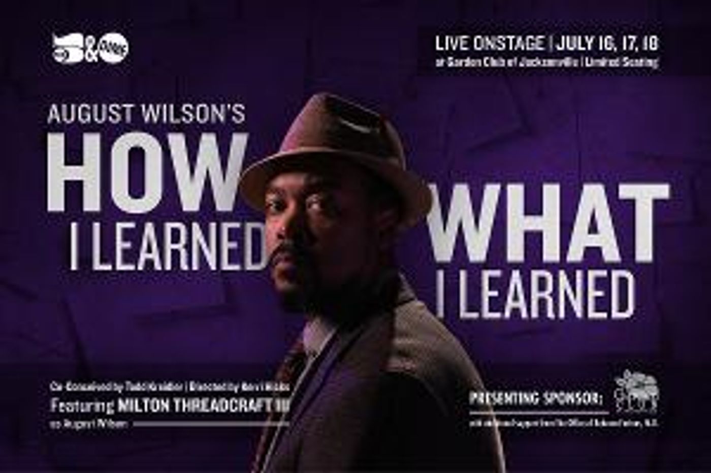 The 5 & Dime to Kick Off Season with August Wilson One-Man Show  Image