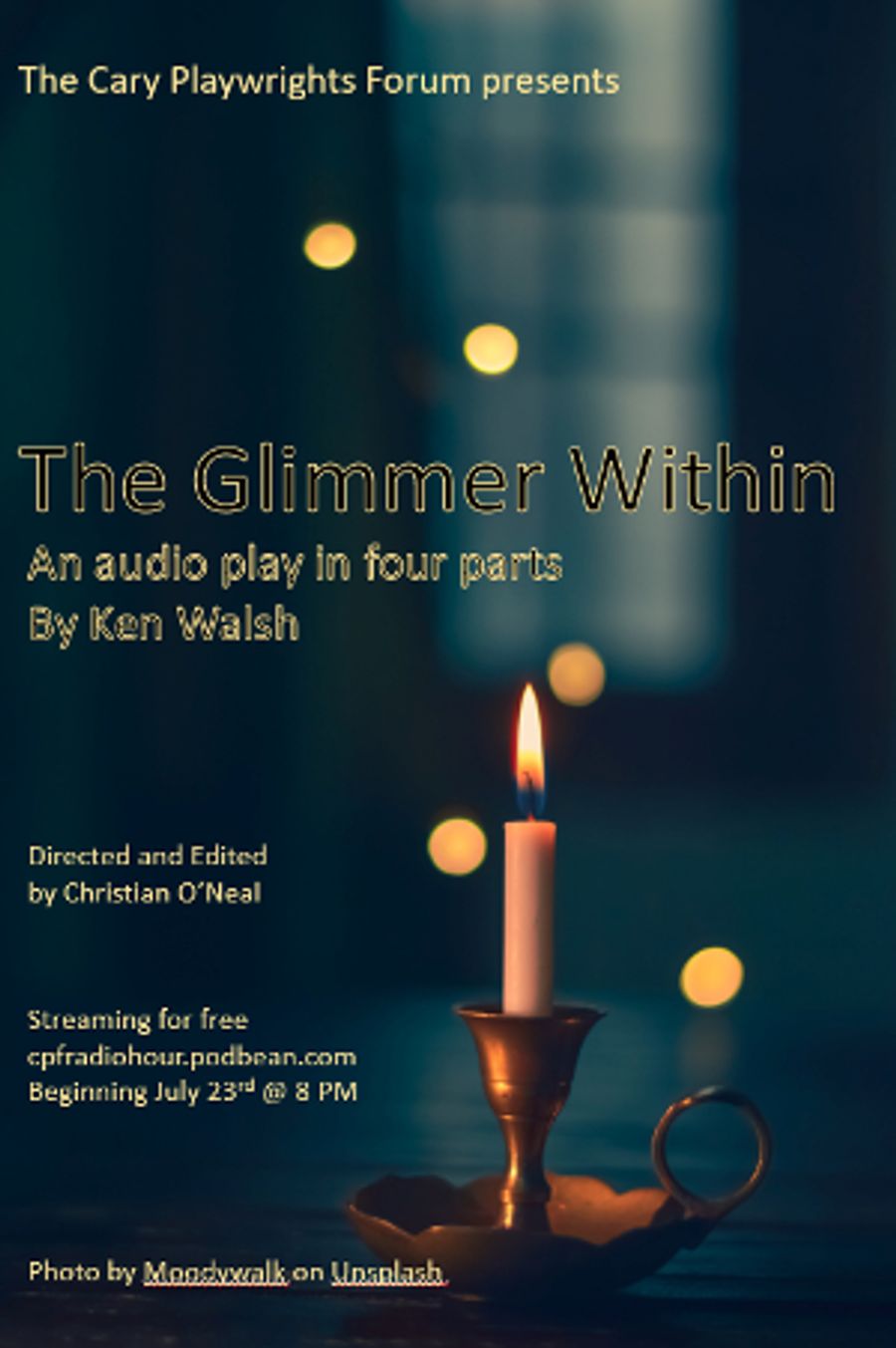 THE GLIMMER WITHIN Audio Play Will Be Presented By The Cary Playwrights' Forum This Month Image
