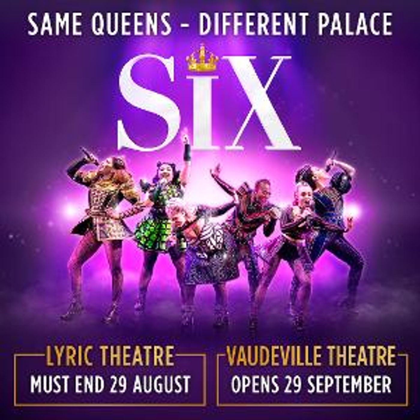 SIX Will Transfer to the Vaudeville Theatre in September  Image
