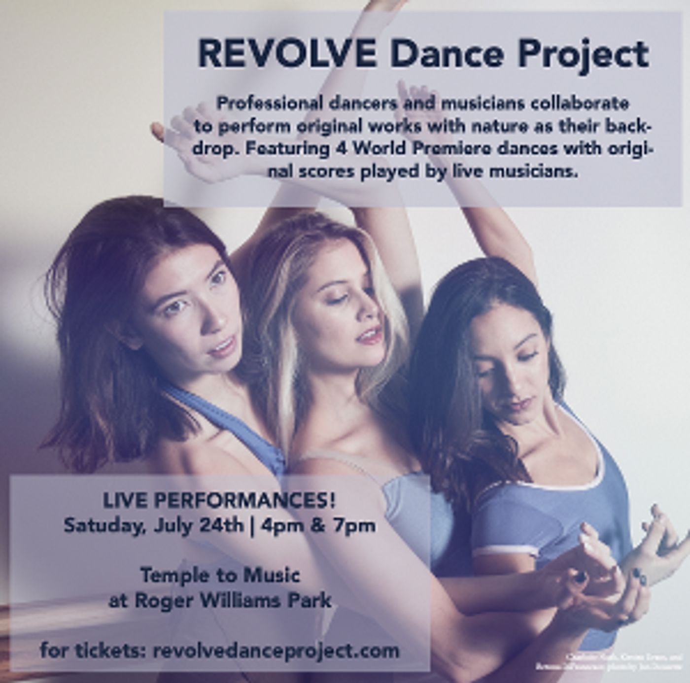 REVOLVE Dance Project Launches Inaugural Performance At Temple Of Music, Roger Williams Park  Image