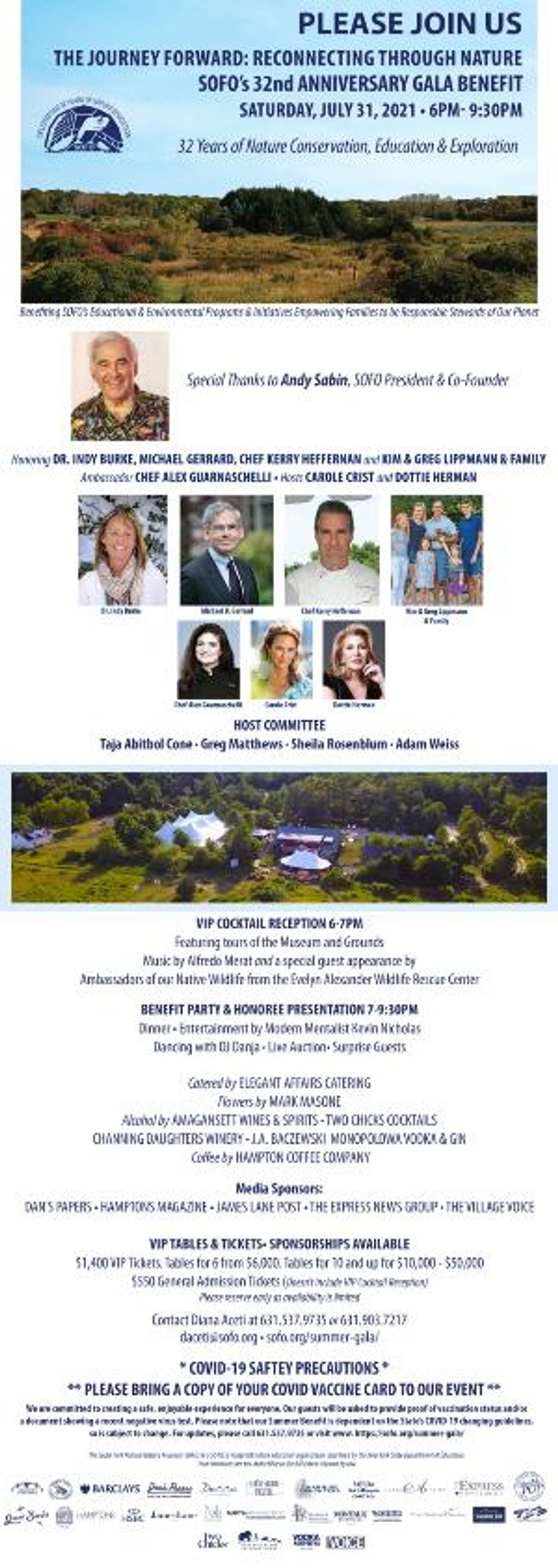 South Fork Natural History Museum Presents 32nd Gala Benefit, July 31  Image