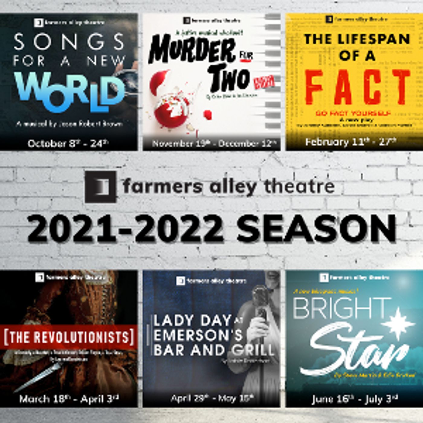 Farmers Alley Theatre Will Re-Open Fall 2021   Image