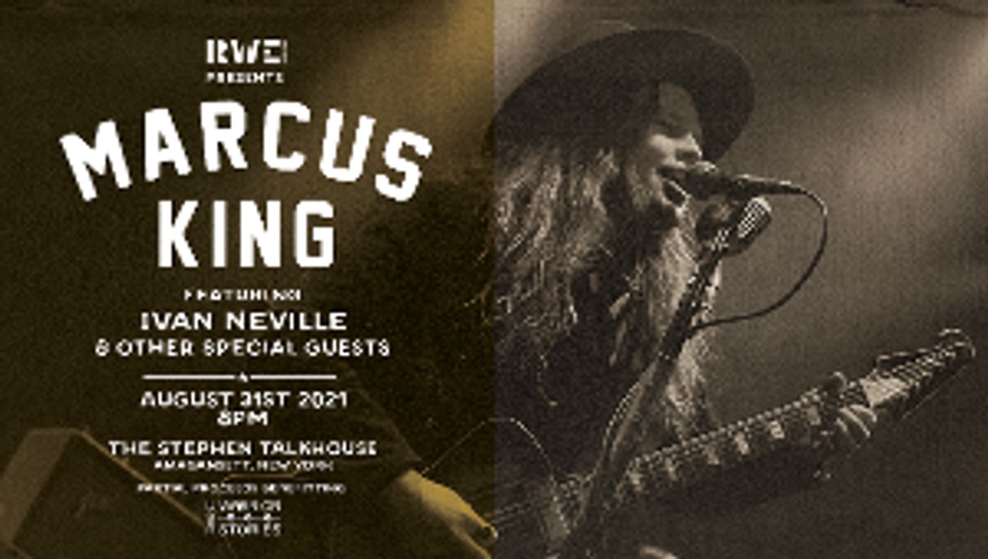 Marcus King to Headline First Installment of Hamptons Summer Concert Series at Stephen Talkhouse   Image