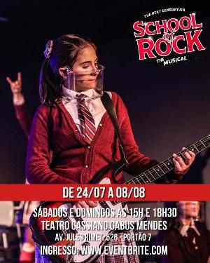 Sofia Dinato Dá Vida A Guitarrista Zoe Em SCHOOL OF ROCK  Image