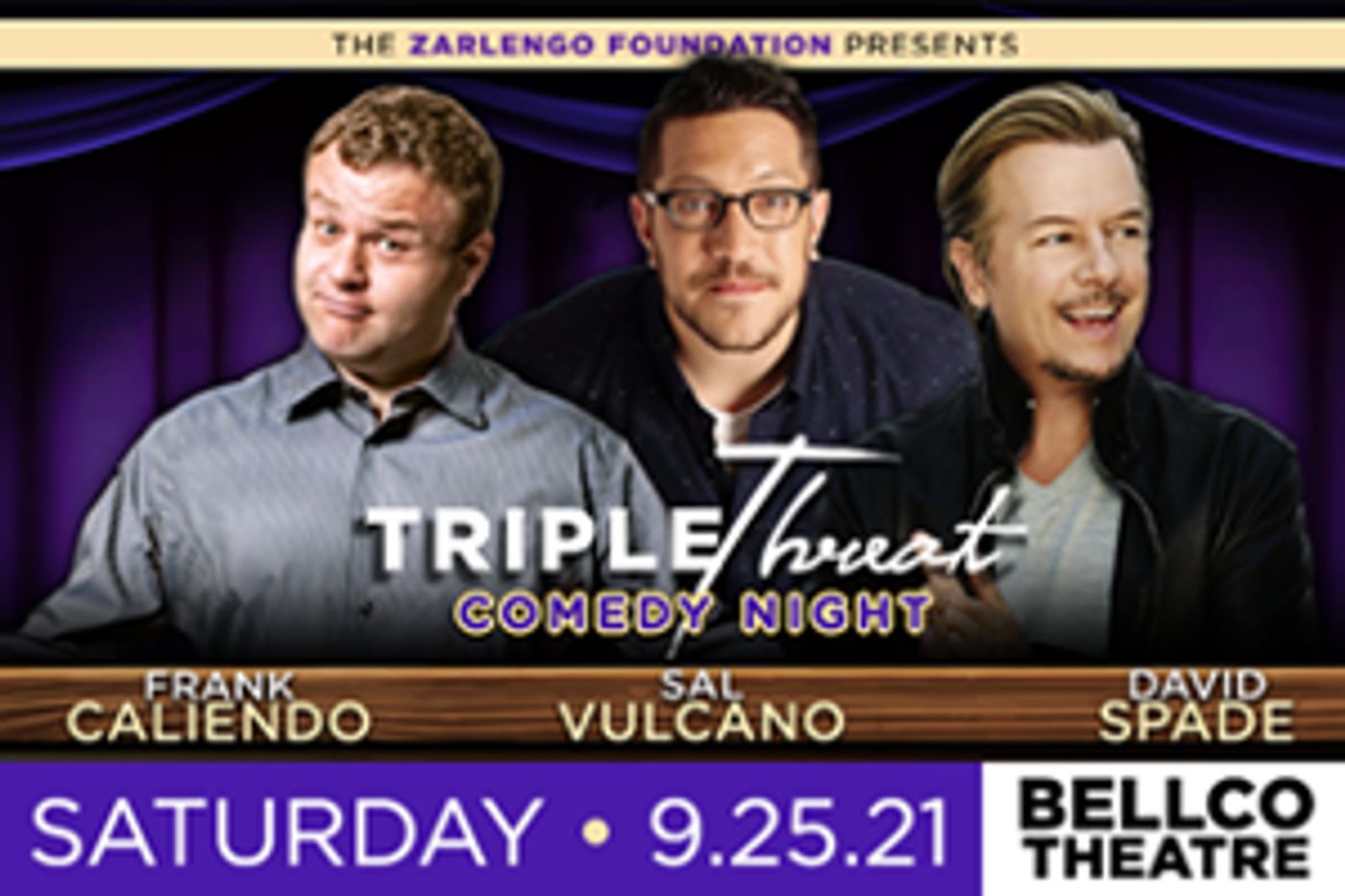 Triple Threat Comedy Night Will Be Performed at Bellco Theatre in September  Image