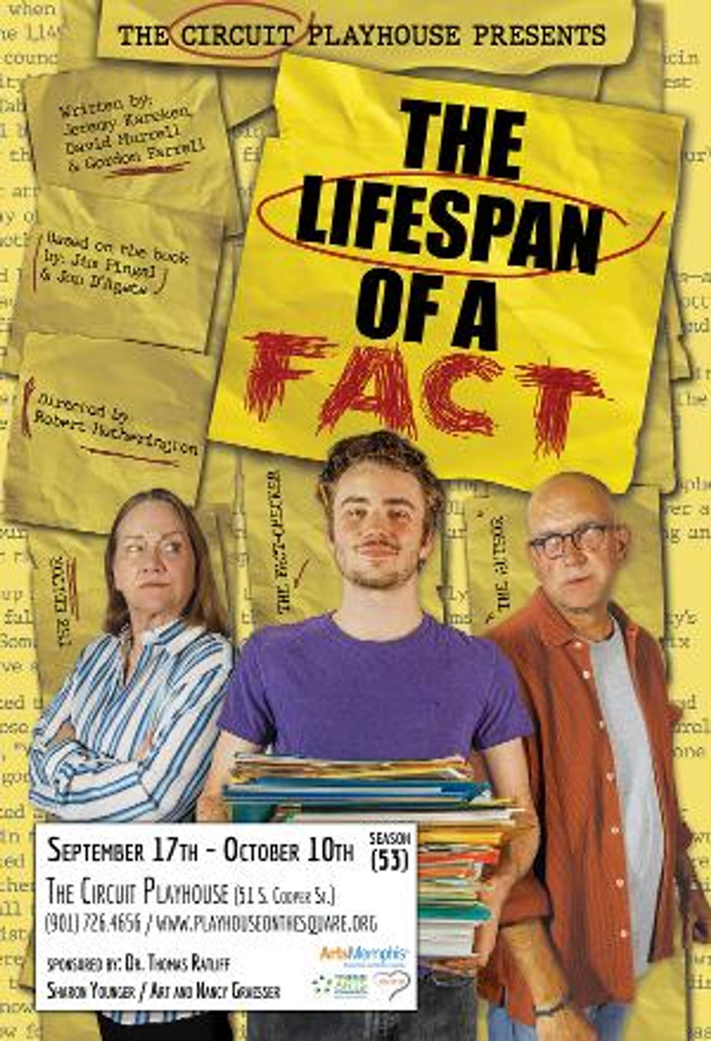Playhouse On The Square to Present the Regional Premiere of THE LIFESPAN OF A FACT  Image