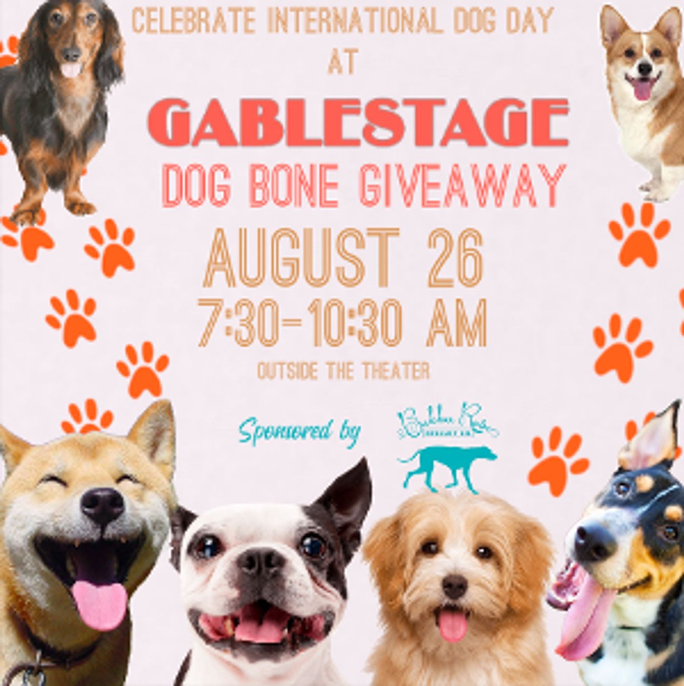 Gablestage Announces The “Dog Bone Giveaway” Celebrating International Dog Day  Image