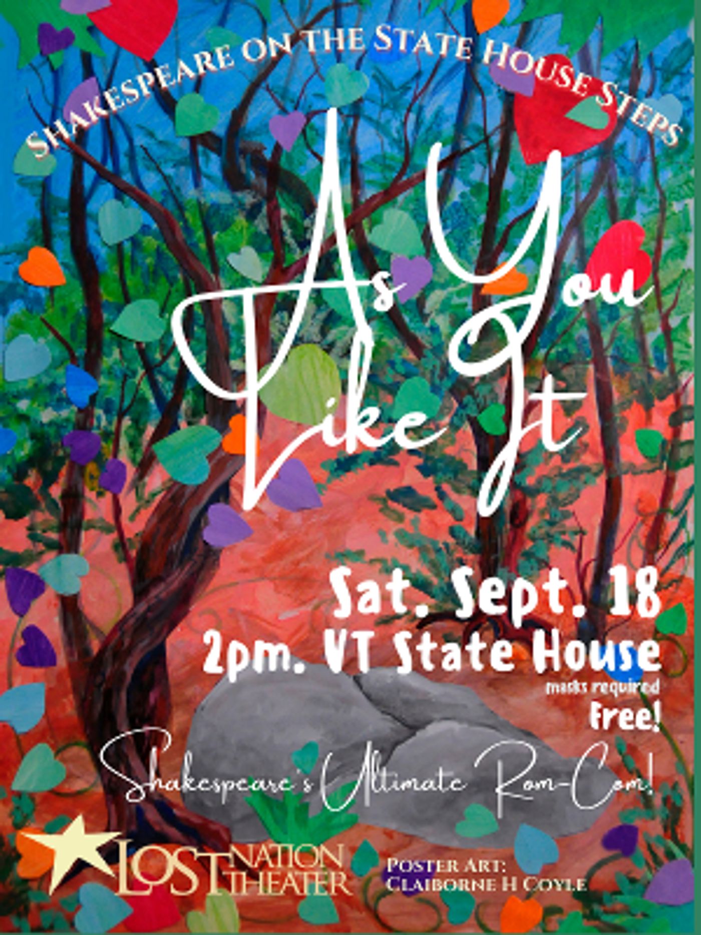 Lost Nation Theater Returns Next Month With AS YOU LIKE IT  Image