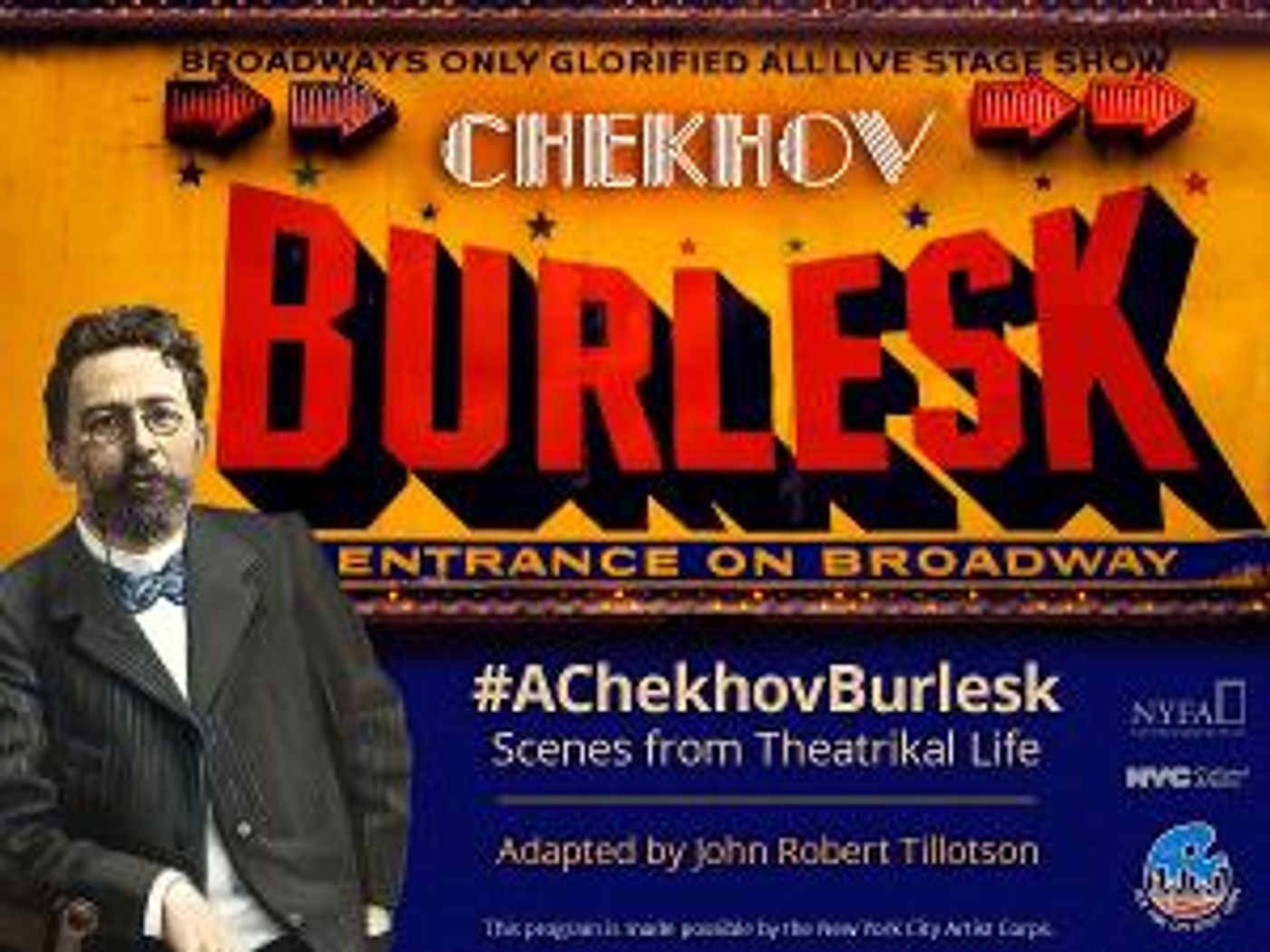 #ACHEKHOVBURLESK: SCENES FROM A THEATRICAL LIFE Announces Free Pop-Up Performances  Image