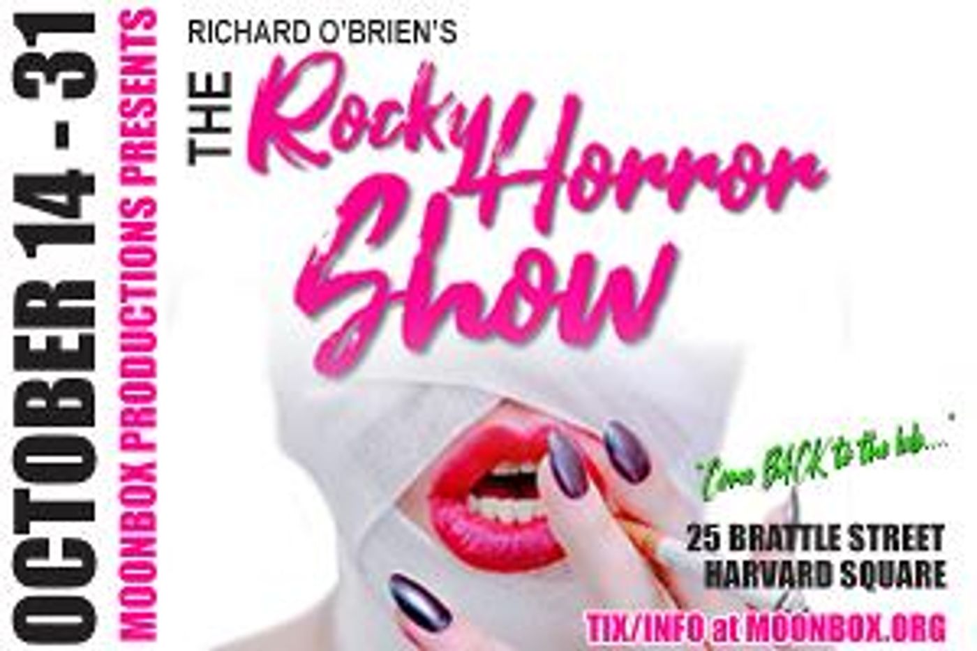 Moonbox Productions Presents THE ROCKY HORROR SHOW In Pop-Up Theater In Harvard Square  Image
