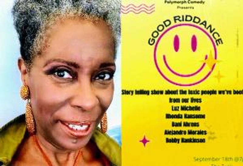 Rhonda Hansome Featured At GOOD RIDDANCE Storytelling Show at The Tank NYC Image