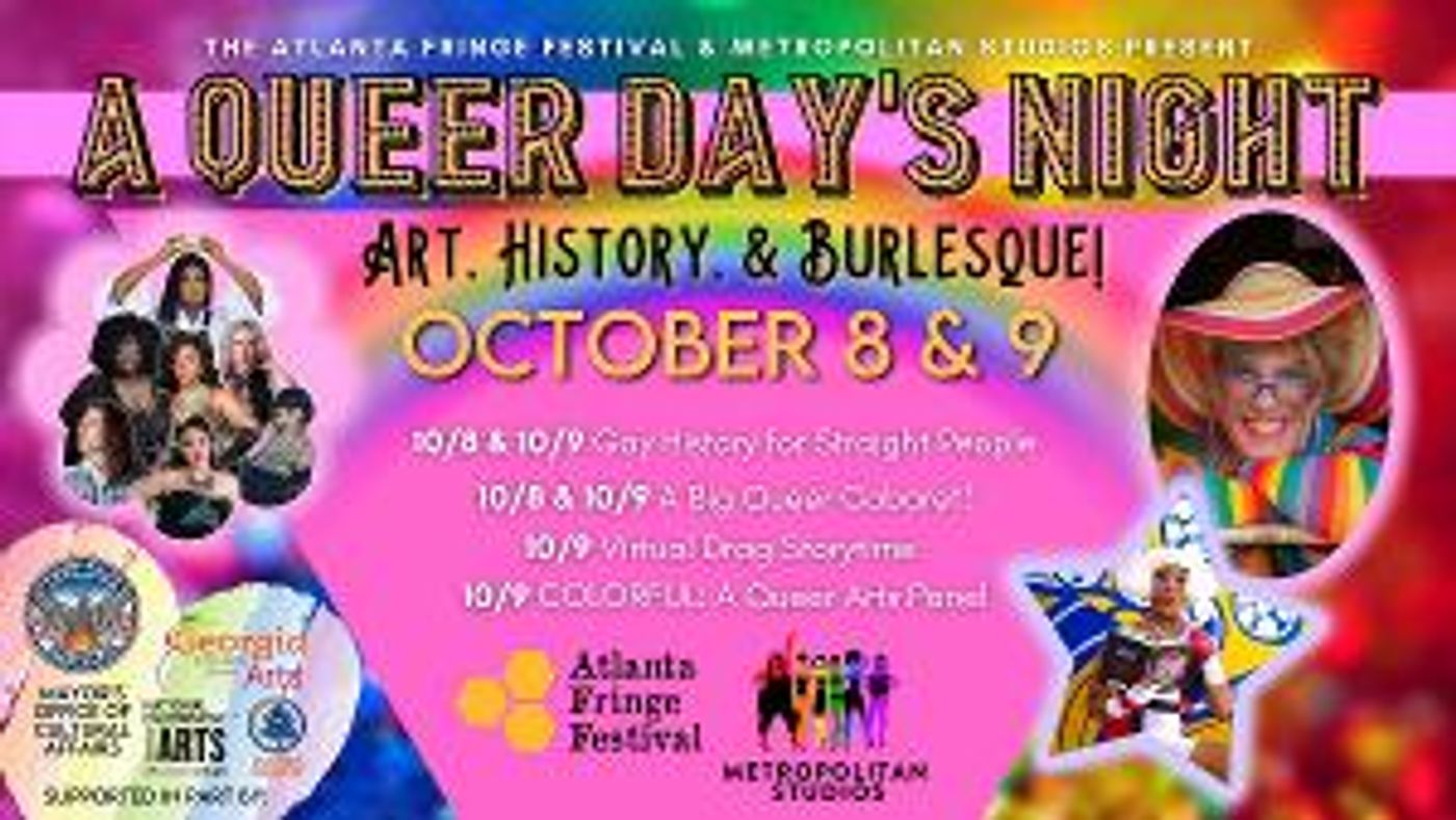 Atlanta Fringe Presents LGBTQ Performances To Celebrate Pride October 8-9, 2021  Image