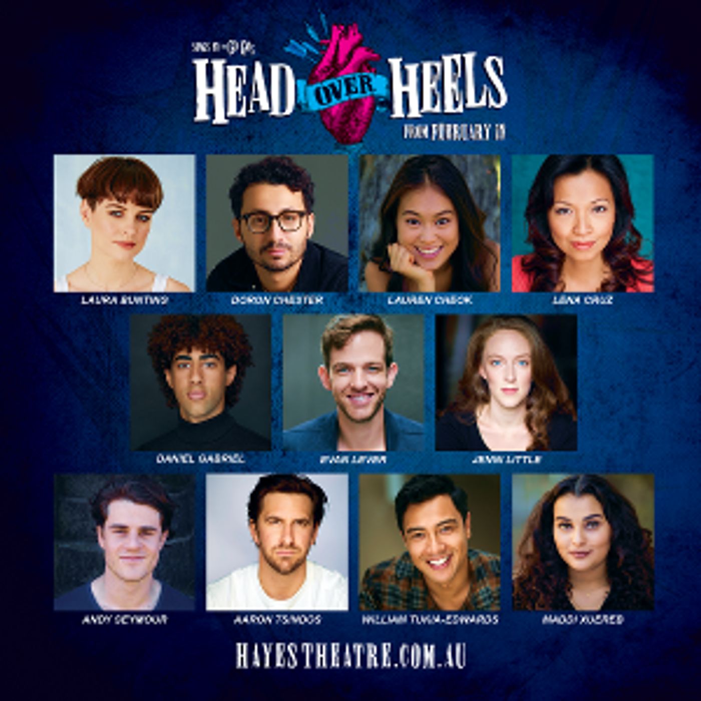 Cast Announced For Australian Premiere Of HEAD OVER HEELS  Image