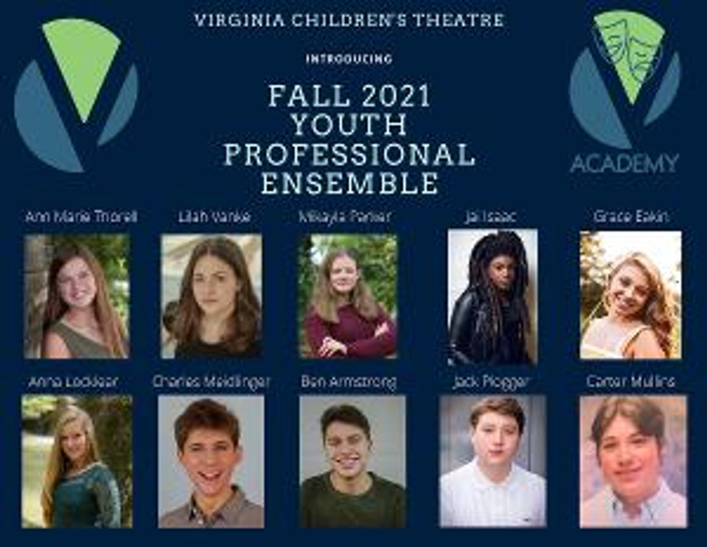 Virginia Children's Theatre Selects Fall Youth Professional Ensemble Participants  Image