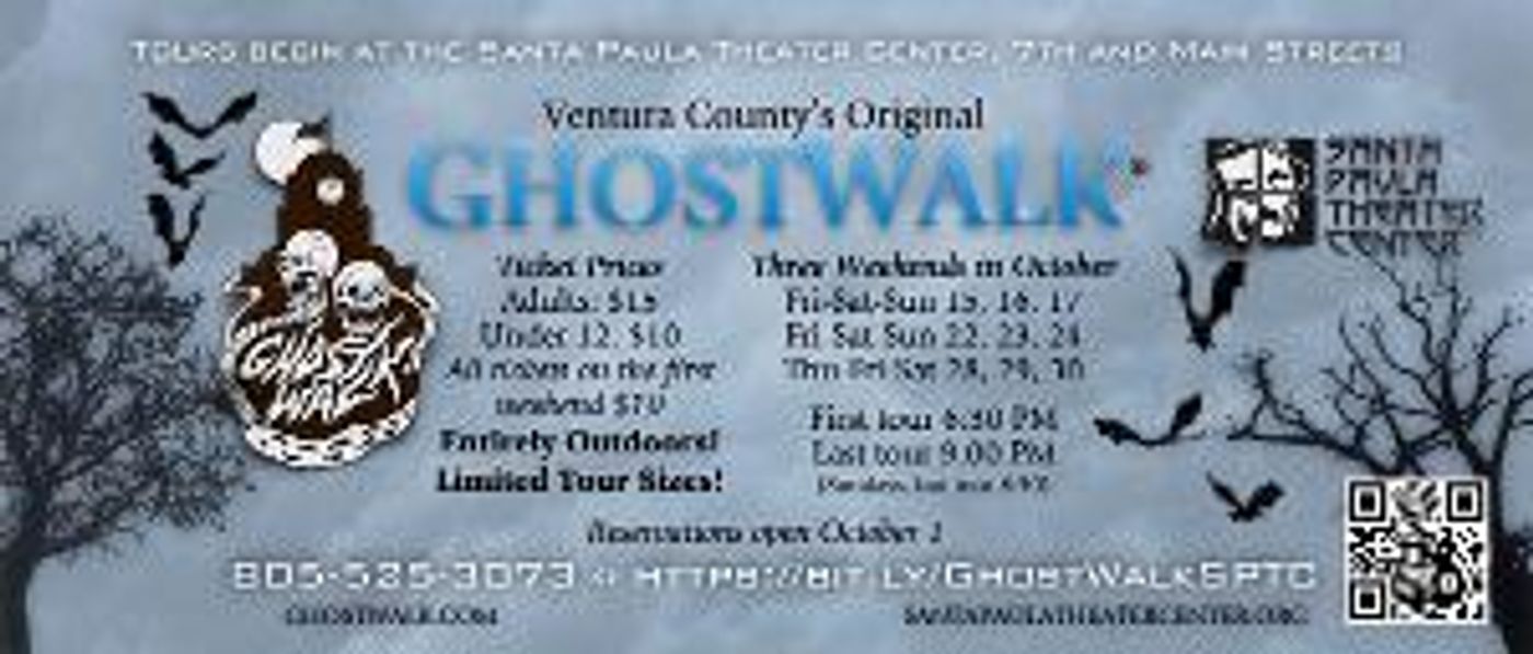 GHOSTWALK Announced at Santa Paula Theater Center  Image