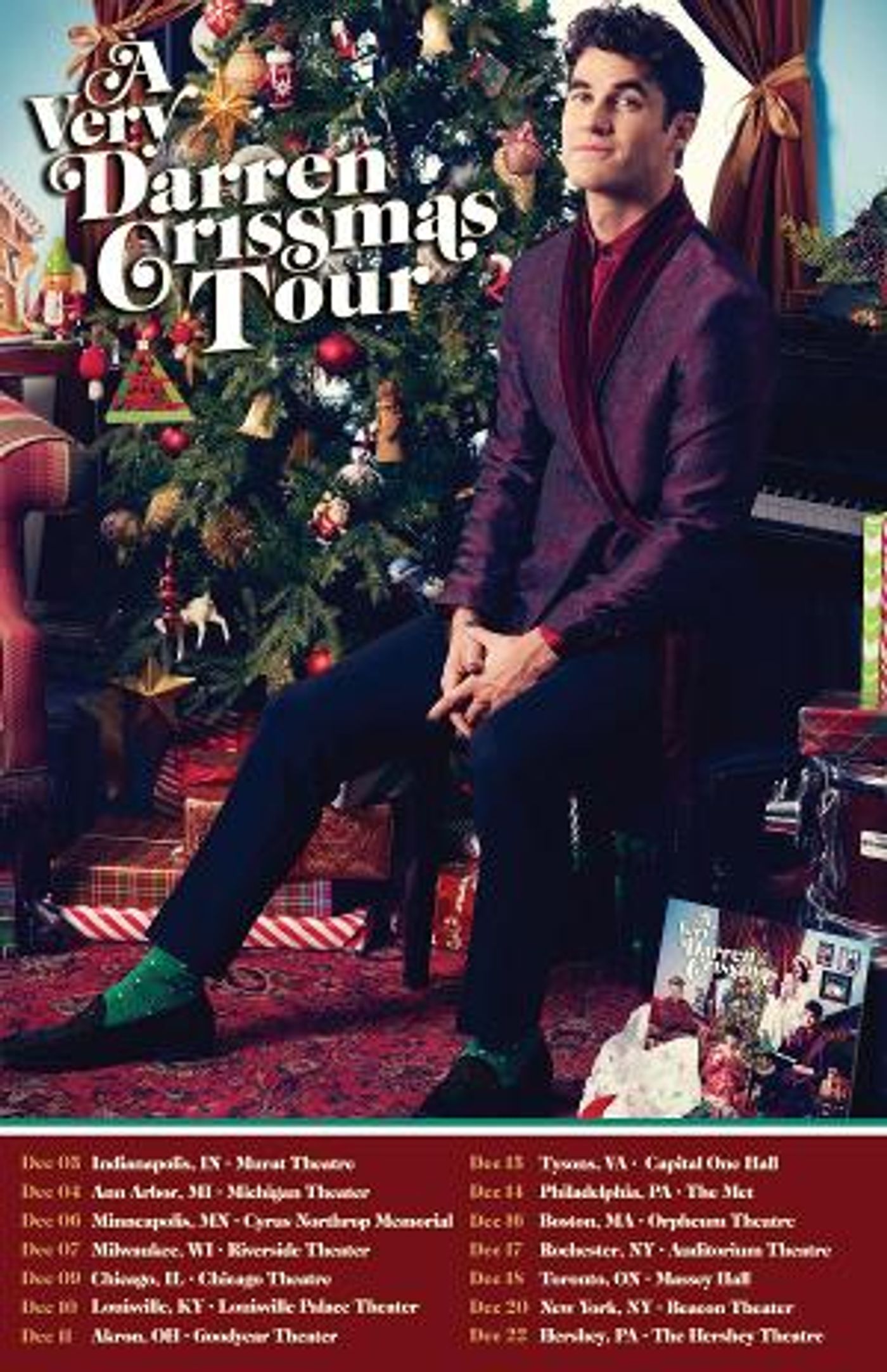 A VERY DARREN CRISSMAS ALBUM Out Today; Tour to Begin December 3  Image