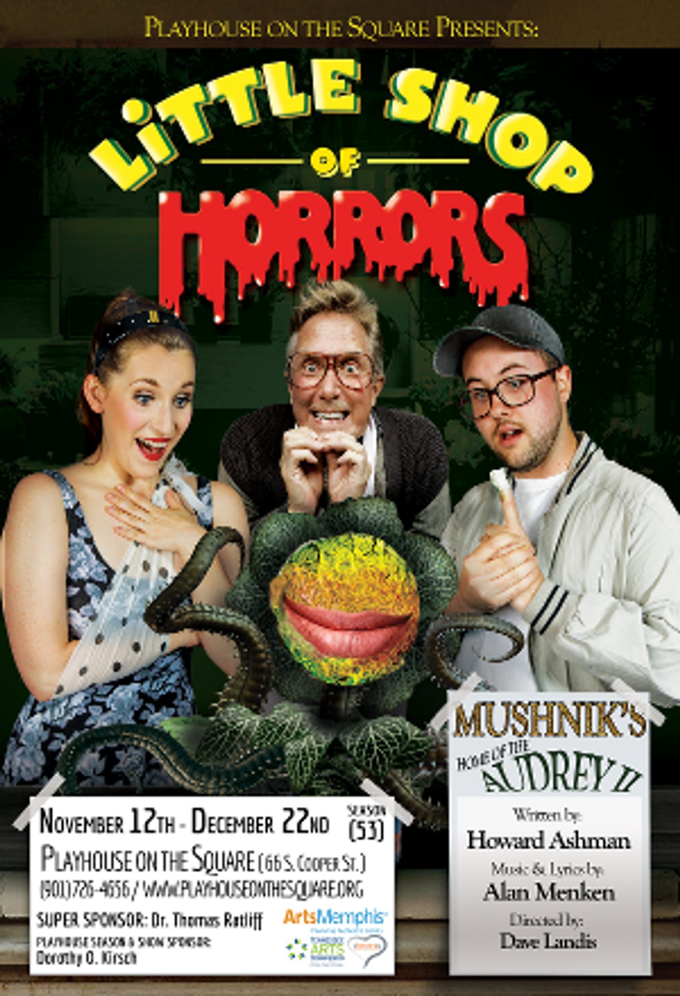 Playhouse Colors Presents LITTLE SHOP OF HORROR Next Month  Image