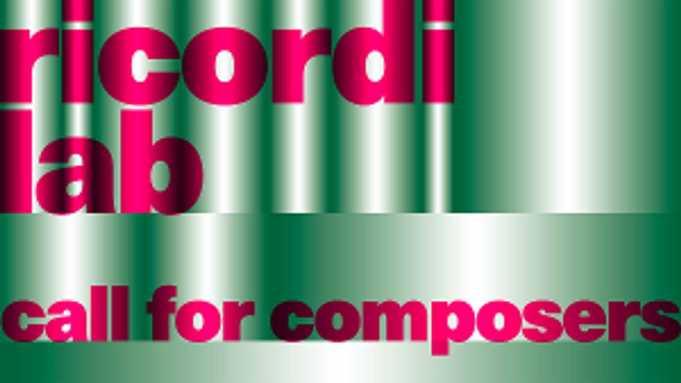 Ricordi Berlin Relaunches Ricordilab Composer Competition  Image