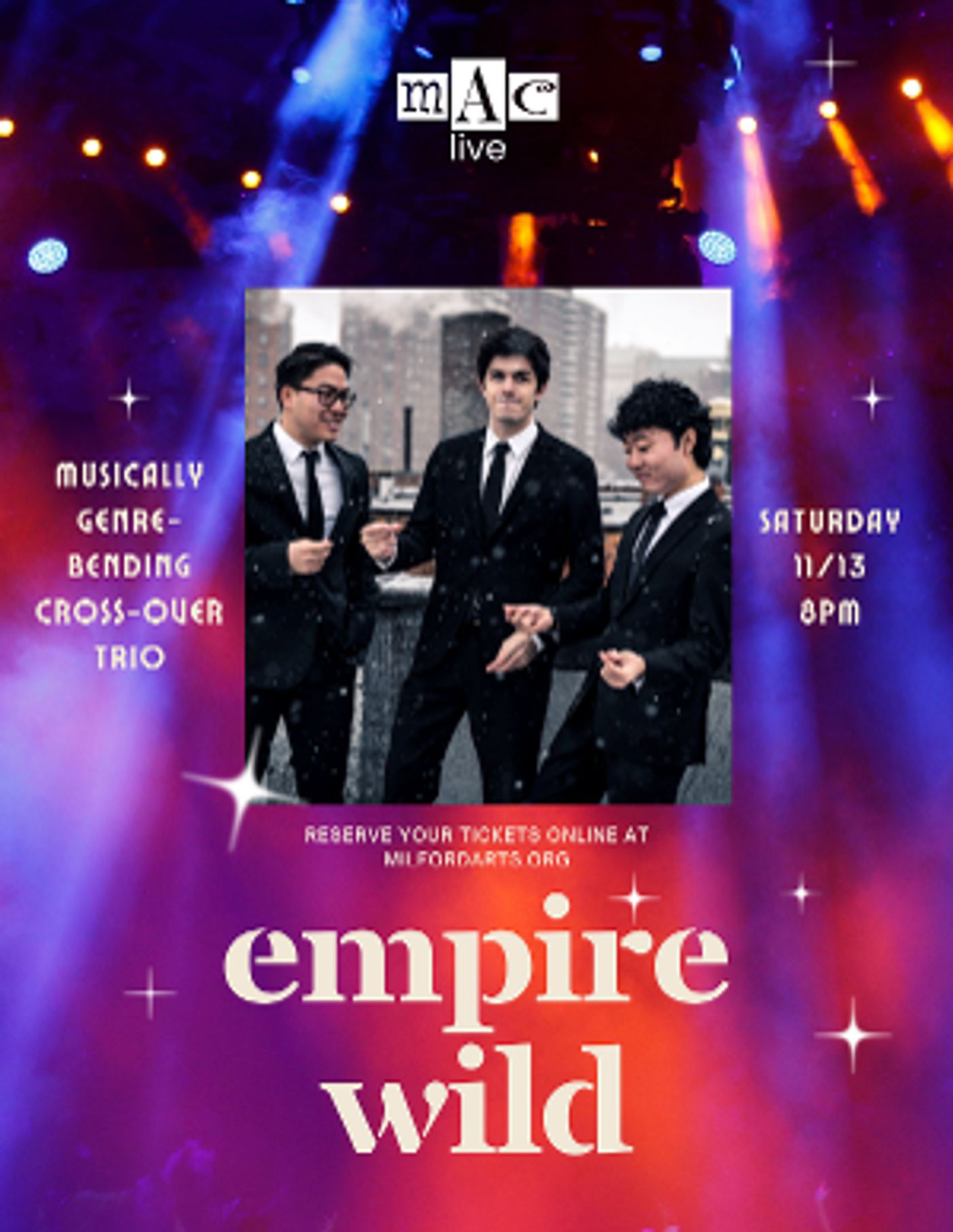 Milford Arts Council Brings Empire Wild to The MAC for MAC LiVE  Image