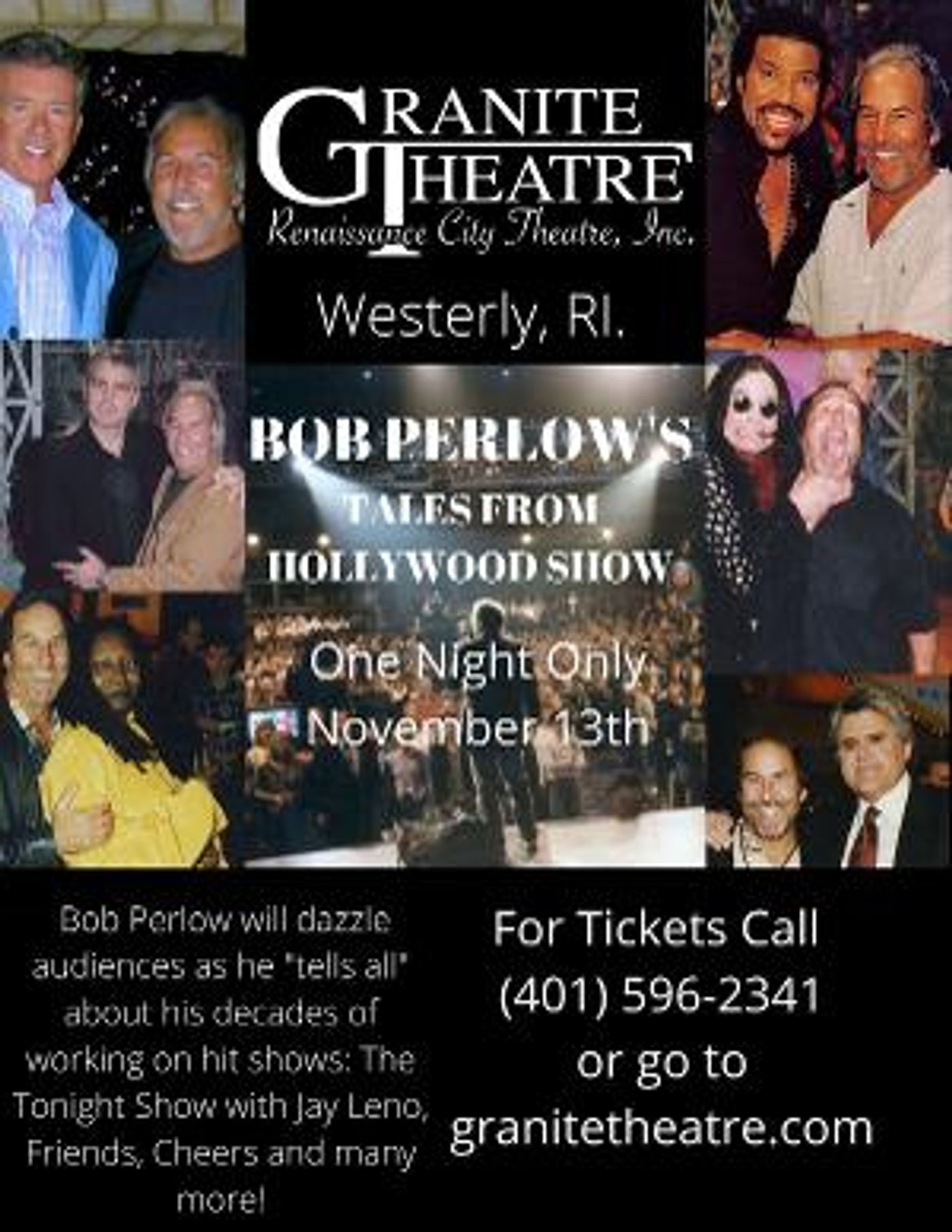 Three New Shows Announced at The Granite Theatre in November  Image